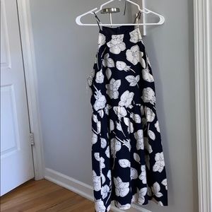 Everly Navy blue floral dress